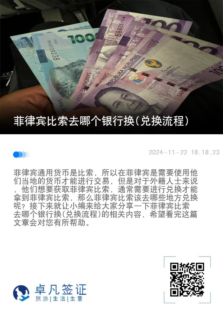 菲律宾比索去哪个银行换(兑换流程)